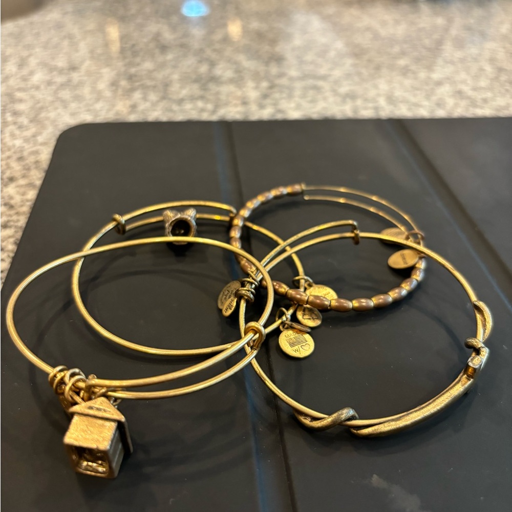 Alex + Ani - set of 4 bracelets